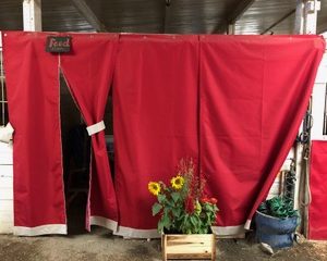 Sea Horse Stall Drapes Store Horse Show Curtains Tack Bags